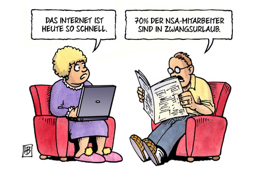 NSA-Zwangsurlaub NSA-Zwangsurlaub