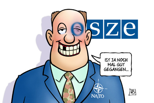 OSZE Blaues Auge OSZE Blaues Auge