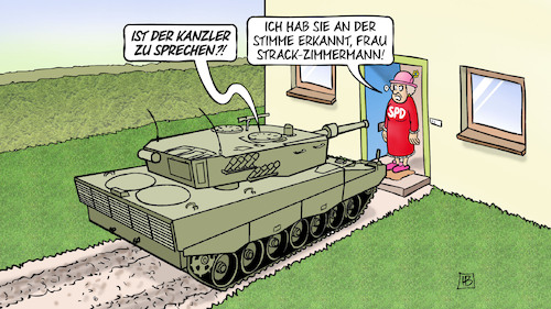 Panzer-Druck auf SPD Panzer-Druck auf SPD