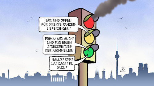 Panzer und AKW-Streckung Panzer und AKW-Streckung