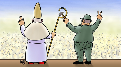 Papst auf Kuba Papst auf Kuba