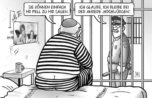 Pell im Gefängnis