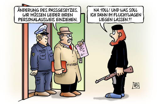 Personalausweis einziehen