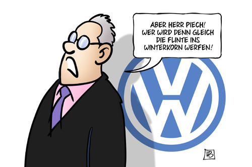 Cartoon: Piech3 (medium) by Harm Bengen tagged piech,winterkorn,handtuch,geworfen,aufsichtsrat,vorsitz,wolfsburg,vw,machtkampf,automobilindustrie,harm,bengen,cartoon,karikatur,piech,winterkorn,handtuch,geworfen,aufsichtsrat,vorsitz,wolfsburg,vw,machtkampf,automobilindustrie,harm,bengen,cartoon,karikatur