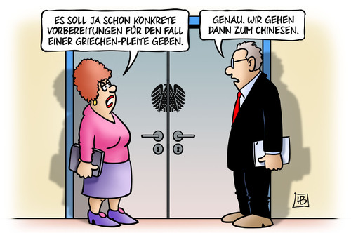 Cartoon: Pleite-Vorbereitungen (medium) by Harm Bengen tagged vorbereitungen,griechenland,pleite,schulden,bundestag,bundesregierung,chinesen,china,essen,restaurant,harm,bengen,cartoon,karikatur,vorbereitungen,griechenland,pleite,schulden,bundestag,bundesregierung,chinesen,china,essen,restaurant,harm,bengen,cartoon,karikatur