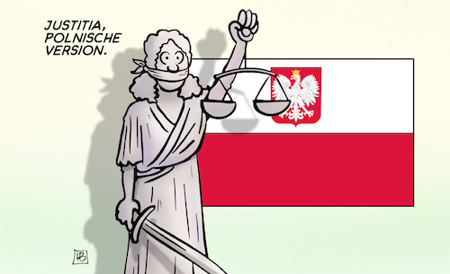 Cartoon: Polnische Justitia (medium) by Harm Bengen tagged justitia,polnische,version,polen,pis,regierung,richter,justizreform,mundtot,knebel,harm,bengen,cartoon,karikatur,justitia,polnische,version,polen,pis,regierung,richter,justizreform,mundtot,knebel,harm,bengen,cartoon,karikatur