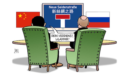 Putin bei Xi