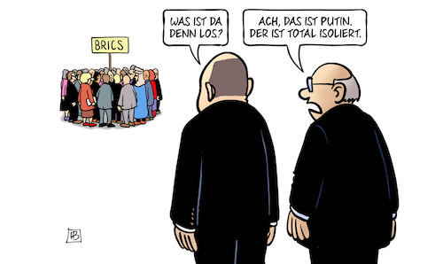 Putin isoliert Putin isoliert