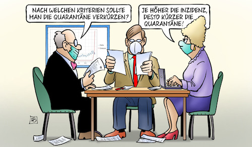 Quarantäne-Verkürzung