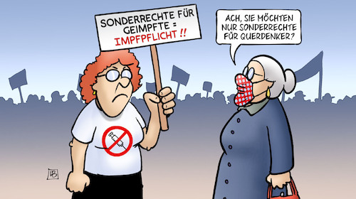 Querdenker-Sonderrechte Querdenker-Sonderrechte