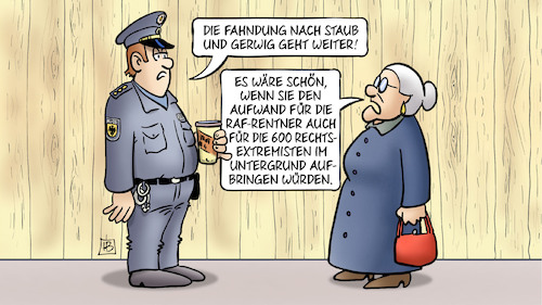 RAF-Fahndung und Rechtsextremist