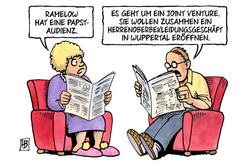 Ramelow beim Papst Ramelow beim Papst