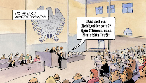 Cartoon: Reichsadler (medium) by Harm Bengen tagged bundestagswahl,entscheidung,bundestag,afd,nazis,reichsadler,harm,bengen,cartoon,karikatur,bundestagswahl,entscheidung,bundestag,afd,nazis,reichsadler,harm,bengen,cartoon,karikatur