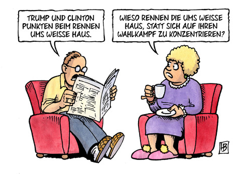 Rennen ums Weisse Haus Rennen ums Weisse Haus