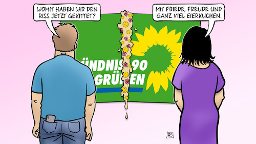 Riss gekittet Riss gekittet