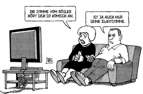 Cartoon: Röslers Zweitstimme (medium) by Harm Bengen tagged rösler,brüderle,machtkampf,zweitstimmen,aufgeblasen,luftballon,niedersachsenwahl,niedersachsen,wahl,landtagswahl,fdp,harm,bengen,cartoon,karikatur