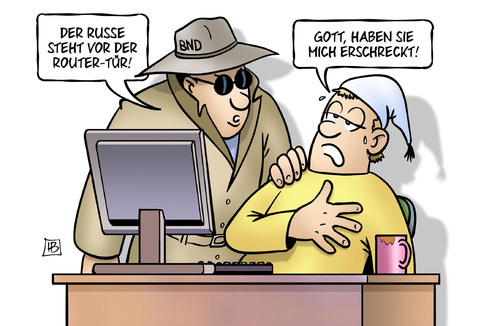 Russe und Router Russe und Router