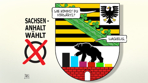 Sachsen-Anhalt wackelig