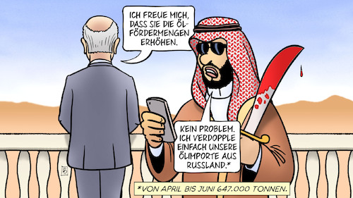 Saudi-Öl aus Russland Saudi-Öl aus Russland