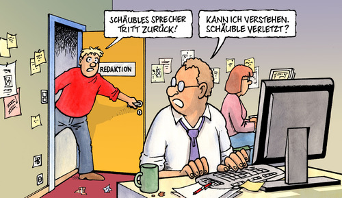 Schäubles Sprecher Schäubles Sprecher