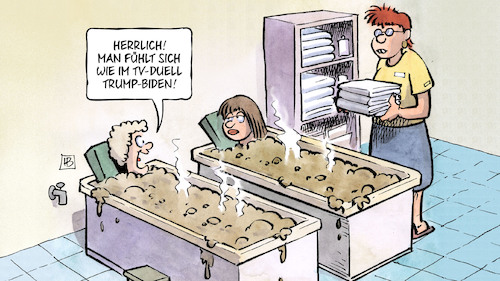 Schlammschlacht Trump-Biden Schlammschlacht Trump-Biden