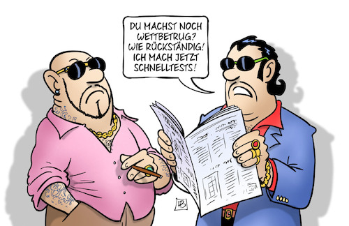 Cartoon: Schnelltest-Betrug (medium) by Harm Bengen tagged betrug,wettbetrug,schnelltests,gangster,ganoven,kriminelle,corona,harm,bengen,cartoon,karikatur,betrug,wettbetrug,schnelltests,gangster,ganoven,kriminelle,corona,harm,bengen,cartoon,karikatur