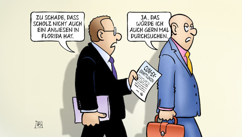 Cartoon: Scholz-Anwesen (medium) by Harm Bengen tagged anwesen,florida,trump,hausdurchsuchung,ermittlungen,razzia,olaf,scholz,bundeskanzler,cum,ex,steuerbetrug,hamburg,warburg,bank,harm,arm,kralle,bengen,cartoon,karikatur,anwesen,florida,trump,hausdurchsuchung,ermittlungen,razzia,olaf,scholz,bundeskanzler,cum,ex,steuerbetrug,hamburg,warburg,bank,harm,arm,kralle,bengen,cartoon,karikatur