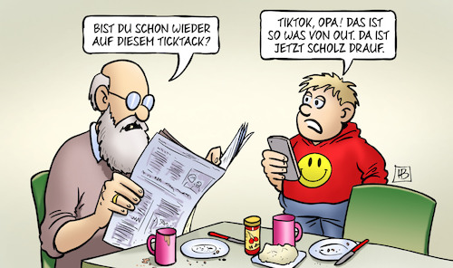 Scholz auf TikTok Scholz auf TikTok