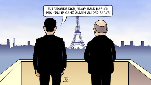 Scholz bei Macron Scholz bei Macron