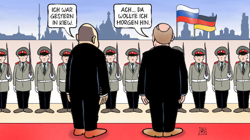 Scholz bei Putin Scholz bei Putin