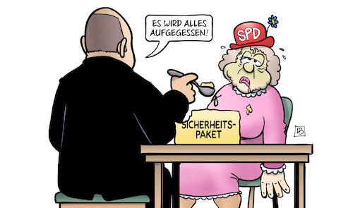 Scholz droht Abweichlern Scholz droht Abweichlern