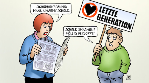 Scholz umarmen Scholz umarmen
