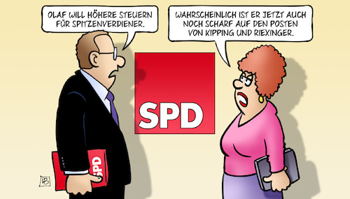 Scholz und Spitzenverdiener Scholz und Spitzenverdiener