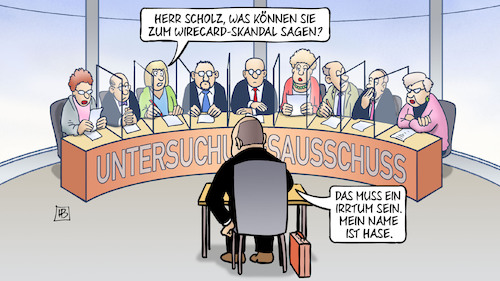 Scholz vor U-Ausschuss Scholz vor U-Ausschuss