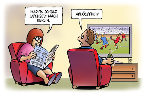 Cartoon: Schulz-Wechsel (medium) by Harm Bengen tagged martin,schulz,berlin,europaparlament,eu,wechsel,spd,aussenminster,kanzlerkandidat,bundestagswahl,fussball,zeitung,ablösefrei,harm,bengen,cartoon,karikatur,martin,schulz,berlin,europaparlament,eu,wechsel,spd,aussenminster,kanzlerkandidat,bundestagswahl,fussball,zeitung,ablösefrei,harm,bengen,cartoon,karikatur