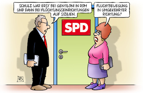 Schulz in Italien Schulz in Italien