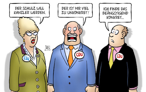 Cartoon: Schulz unkonkret (medium) by Harm Bengen tagged unkonkret,cdu,csu,martin,schulz,sonderparteitag,spd,bundestagswahl,kanzlerkandidat,harm,bengen,cartoon,karikatur,unkonkret,cdu,csu,martin,schulz,sonderparteitag,spd,bundestagswahl,kanzlerkandidat,harm,bengen,cartoon,karikatur