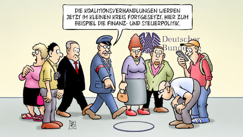 Schwarz-Rot im kleinen Kreis Schwarz-Rot im kleinen Kreis