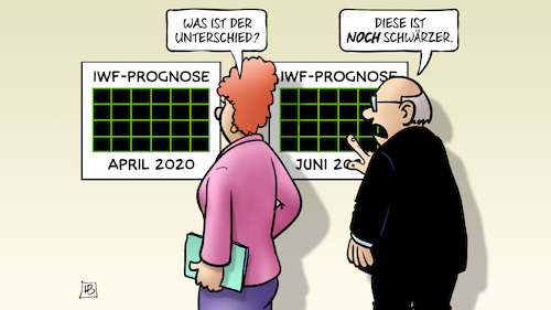 Cartoon: Schwarze IWF-Prognose (medium) by Harm Bengen tagged unterschied,schwarz,iwf,prognose,konjunktur,wirtschaft,aussicht,corona,covid19,virus,pandemie,harm,bengen,cartoon,karikatur,unterschied,schwarz,iwf,prognose,konjunktur,wirtschaft,aussicht,corona,covid19,virus,pandemie,harm,bengen,cartoon,karikatur