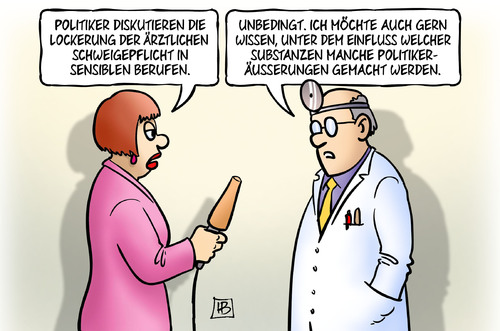 Cartoon: Schweigepflicht (medium) by Harm Bengen tagged politiker,diskutieren,lockerung,schweigepflicht,sensible,berufen,einfluss,drogen,arzt,substanzen,absturz,ermittlungen,germanwings,flugzeugabsturz,untersuchung,harm,bengen,cartoon,karikatur,politiker,diskutieren,lockerung,schweigepflicht,sensible,berufen,einfluss,drogen,arzt,substanzen,absturz,ermittlungen,germanwings,flugzeugabsturz,untersuchung,harm,bengen,cartoon,karikatur