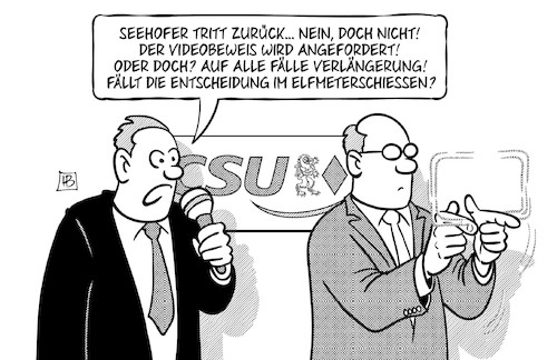Seehofer und Videobeweis Seehofer und Videobeweis