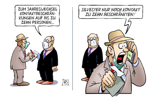 Cartoon: Silvester-Kontakt (medium) by Harm Bengen tagged jahreswechsel,kontaktbeschränkungen,zehn,personen,silvester,kontakt,beschränkte,interview,reporter,corona,harm,bengen,cartoon,karikatur,jahreswechsel,kontaktbeschränkungen,zehn,personen,silvester,kontakt,beschränkte,interview,reporter,corona,harm,bengen,cartoon,karikatur