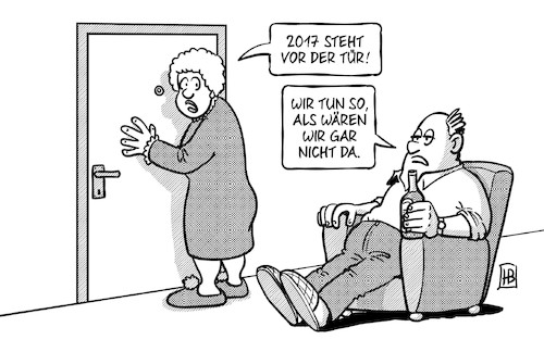 Silvestercartoon 2 - 2017 vor de