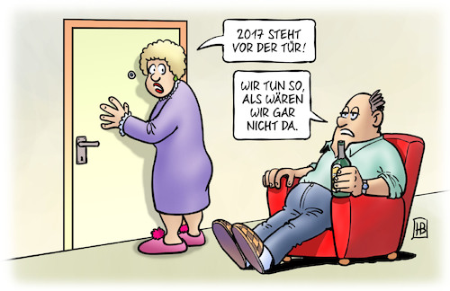 Silvestercartoon 2 - 2017 vor de