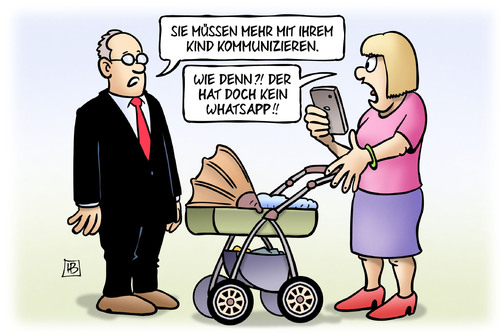 Cartoon: Smartphone-Sucht (medium) by Harm Bengen tagged kind,kommunizieren,studie,smartphone,sucht,kinder,kinderwagen,mutter,whatsapp,harm,bengen,cartoon,karikatur,kind,kommunizieren,studie,smartphone,sucht,kinder,kinderwagen,mutter,whatsapp,harm,bengen,cartoon,karikatur