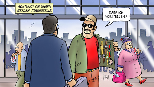 Cartoon: Sommerzeit 2018 (medium) by Harm Bengen tagged sommerzeit,2018,uhren,vorgestellt,vorstellen,bahnhof,harm,bengen,cartoon,karikatur,sommerzeit,2018,uhren,vorgestellt,vorstellen,bahnhof,harm,bengen,cartoon,karikatur