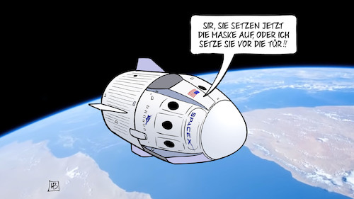 SpaceX-Maske SpaceX-Maske