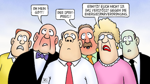 Cartoon: Spritpreis und Energiesparen (medium) by Harm Bengen tagged spritpreis,energiesparen,erhitzen,energiesparverordnung,benzin,diesel,tankstellen,tankrabatt,angst,entsetzen,harm,bengen,cartoon,karikatur,spritpreis,energiesparen,erhitzen,energiesparverordnung,benzin,diesel,tankstellen,tankrabatt,angst,entsetzen,harm,bengen,cartoon,karikatur