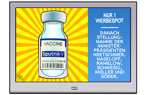 Sputnik-V-Werbung Sputnik-V-Werbung