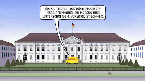 Steinmeier unterschreibt
